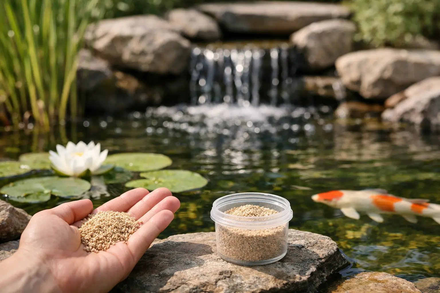 Gids voor natuurlijke vijverbacteriën